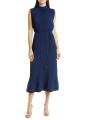 Milly Milina Micropleat Sleeveless Dress