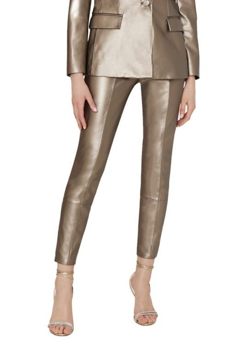 Milly Re Faux Leather Pants
