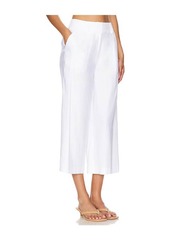 MILLY Solid Linen Pant