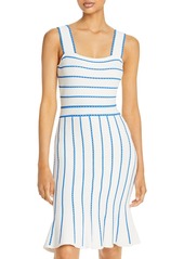 MILLY Striped Sleeveless Dress
