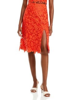 Milly Summer Floral Lace Skirt