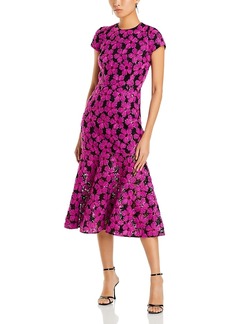 Milly Tahlia Tulle Floral Embroidered Dress