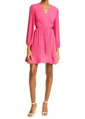 Milly WINNIE CUTOUT PLEAT DRESS in Pink at Nordstrom