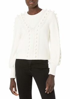 MILLY Women's Placed Bobble Sweater  M