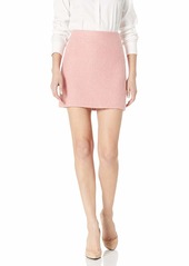MILLY Women's Wool Boucle Modern Mini Skirt