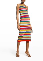 Milly Multi-Striped One-Shoulder Top