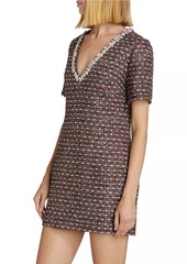 Milly Nyah Tweed & Crystal Minidress