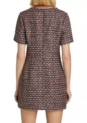 Milly Nyah Tweed & Crystal Minidress