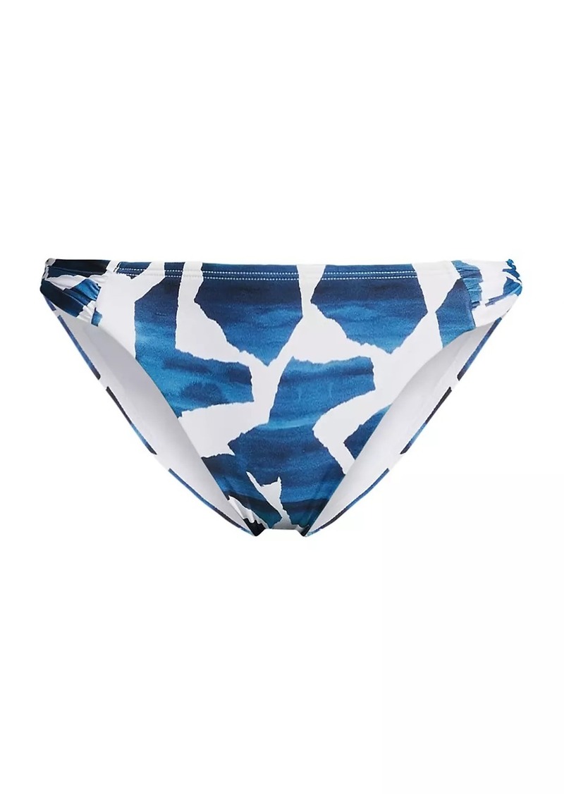 Milly Ocean Puzzle Low-Rise Bikini Bottom