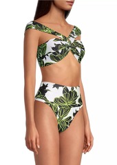 Milly Olivia Sea Of Petals Bikini Top