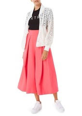 Milly Pleat-Front Culottes