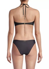 Milly Resort Rosette Halter Bikini Top