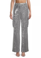 Milly Saison Sequins Cargo Pants