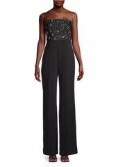 Milly Spencer Sequined Strapless Jumpsuit