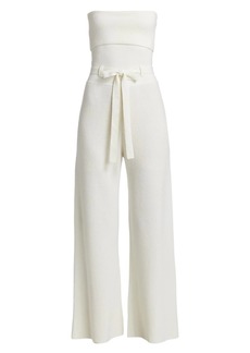 Milly Strapless Belted Jumpsuit