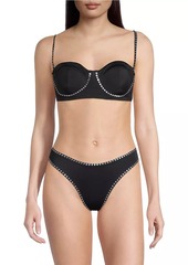 Milly Studded Underwire Bikini Top