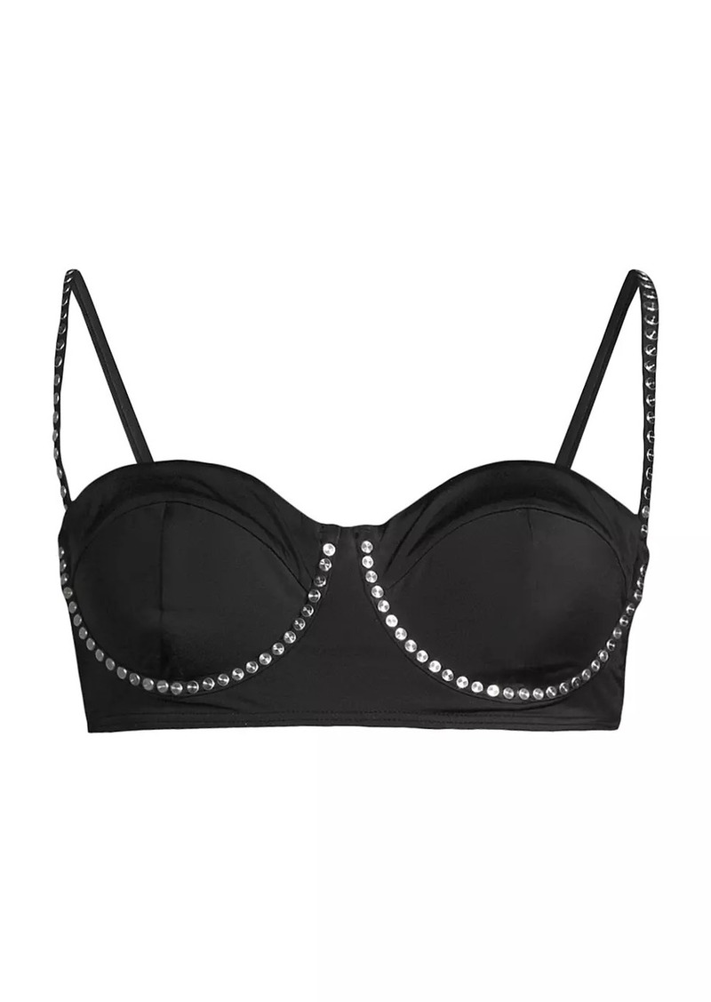 Milly Studded Underwire Bikini Top