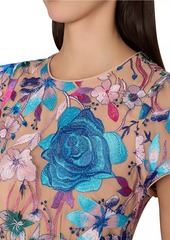 Milly Tahlia Embroidered Floral Dress