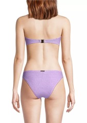 Milly Venus Textured Bandeau Bikini Top