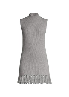 Milly Wool-Cashmere Blend Shell