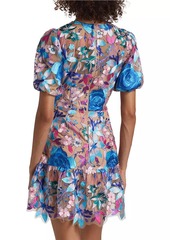 Milly Yasmin Floral Minidress