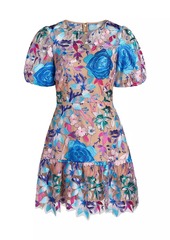 Milly Yasmin Floral Minidress