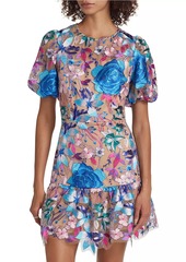 Milly Yasmin Floral Minidress