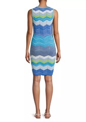 Milly Zig-Zag Knit Minidress