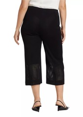 Ming Wang Mesh Cuff Pants