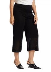 Ming Wang Mesh Cuff Pants