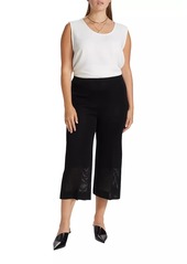 Ming Wang Mesh Cuff Pants