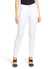 Ming Wang High Waist Skinny Jeans in White at Nordstrom
