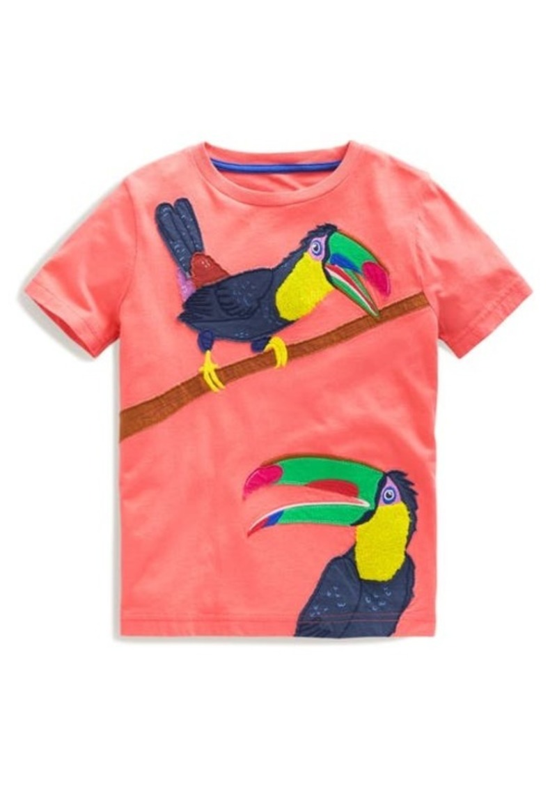 Mini Boden Kids' Appliqué Cotton T-Shirt