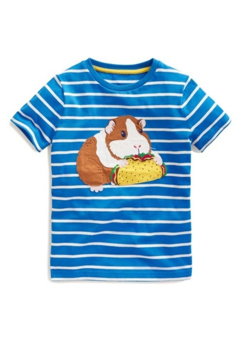 Mini Boden Kids' Appliqué Cotton T-Shirt