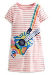 Mini Boden Kids' Appliqué Short Sleeve Jersey Dress