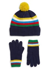 Mini Boden Kids' Beanie & Gloves Set