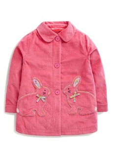 Mini Boden Kids' Bunny Appliqué Cotton Corduroy Jacket