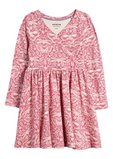 Mini Boden Kids' Butterfly Print Cotton Jersey Dress
