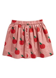 Mini Boden Kids' Button Front Cotton Skirt