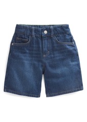 Mini Boden Kids' Cotton Denim Shorts
