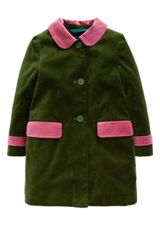 Mini Boden Kids' Cotton Velvet Coat