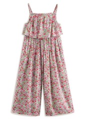 Mini Boden Kids' Floral Wide Leg Jumpsuit