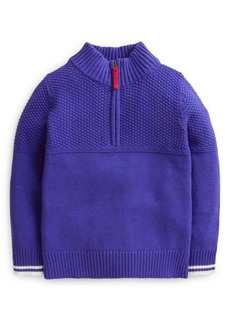 Mini Boden Kids' Half Zip Sweater