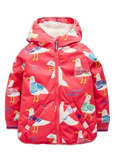 Mini Boden Kids' High-Pile Fleece Lined Jacket