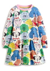 Mini Boden Kids' Long Sleeve Cotton Sweatshirt Dress