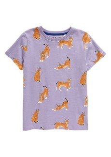Mini Boden Kids' Lynx Print T-Shirt