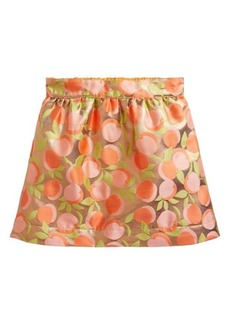 Mini Boden Kids' Peach Metallic Party Skirt