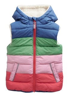 Mini Boden Kids' Reversible Hooded Vest
