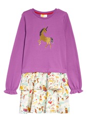 Mini Boden Kids' Sequin Horse Dress (Toddler, Little Girl & Big Girl)