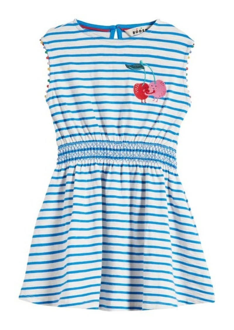 Mini Boden Kids' Stripe Cotton Jersey Dress